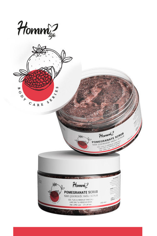 Nar Çekirdeği Yağlı - Bitki Tanecikli Scrub 250 Ml