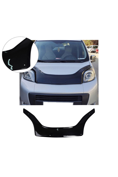 Peugeot Bipper Uyumlu 2008 Ve Üzeri Abs Piano Black Kaput Rüzgarlığı