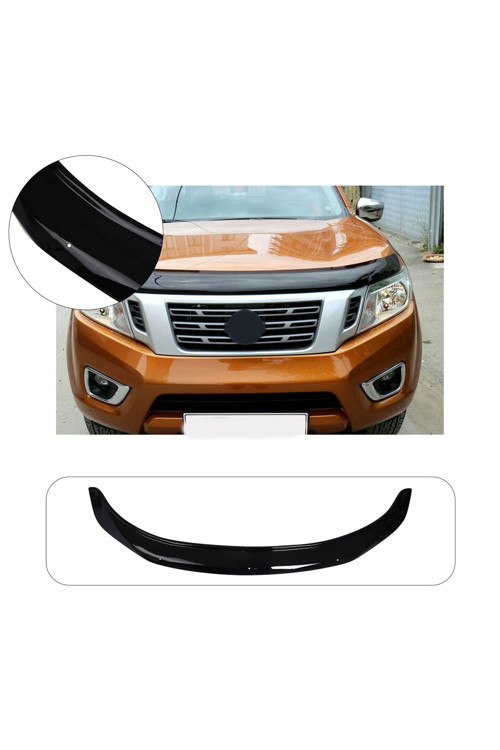 Nissan Navara Uyumlu 2015-2021 Abs Piano Black Kaput Rüzgarlığı