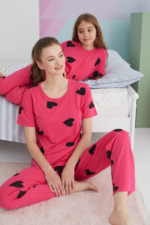 Pamuklu Örme Pijama Takım
