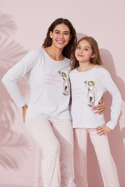 Pamuklu Örme Pijama Takım 24241102