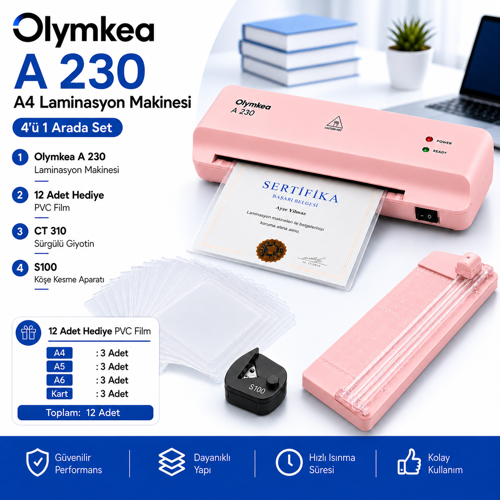 A230s 4in1set Laminasyon Makinesi ( A4 )