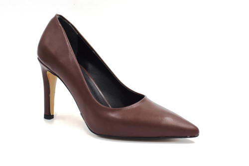 (Pine Cone) Kadın Stiletto Ayakkabı KAHVE