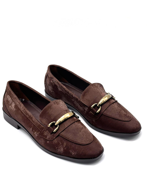 (Park Moda) Toka Detaylı Günlük Kadın Loafer Ayakkabı KAHVE