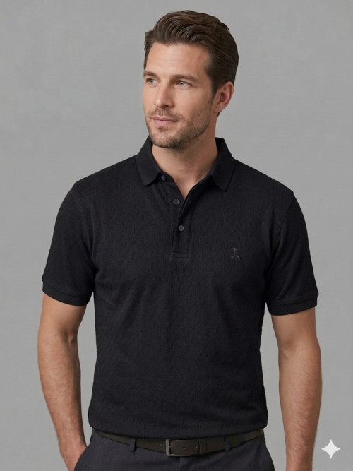 Yakası Düğmeli Kolları Lastikli T-shirt 6720
