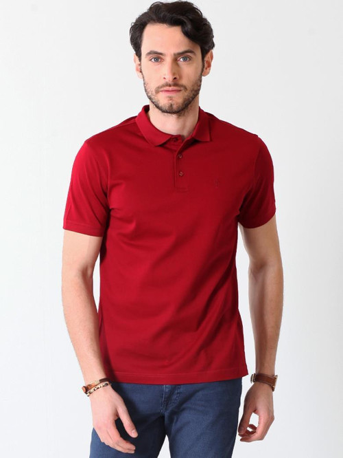 Regular Fit Merserize Polo Yaka Tişört 6035