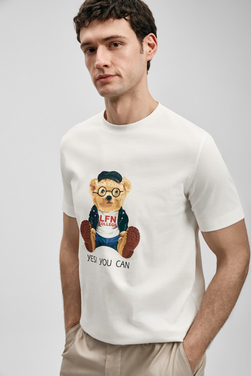 Teddy Modern Grafik T- Shirt 111020305
