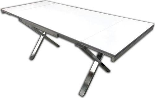 Masa 13656 X AYAK Model Metal Nikelaj Dikdörtgen Kelebek Yana AçıIır El yapım