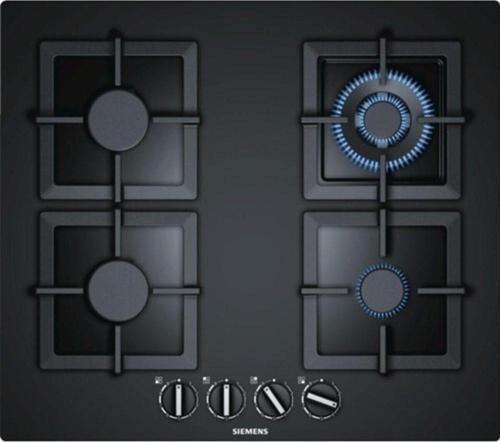 Ep6A6Hb20 Iq500 60 Cm Kumandalı Sert Cam Gazlı Ocak Siyah