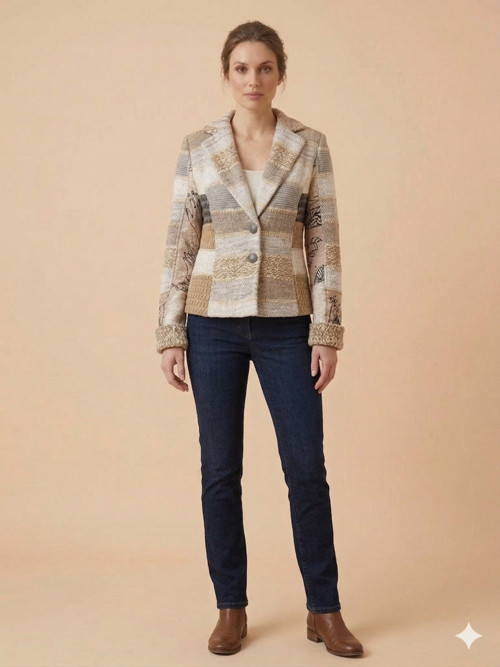 BDK Örgü Blazer Ceket 2215L