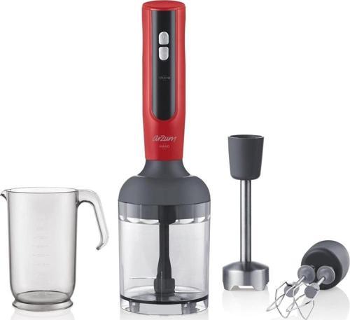 El Blender Seti 1700 W Mano Kırmızı