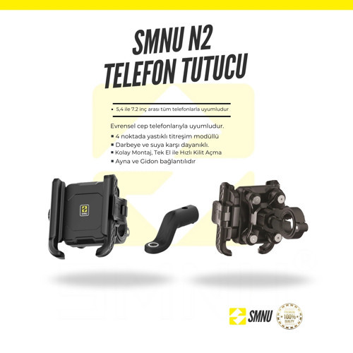 N2 TELEFON TUTUCU 4 YASTIKLI AYNA ve GİDON BAĞLANTILI