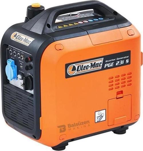 OLEOMAC PGE 23İ S Benzinli Sessiz İnvertör Jeneratör 2.3KW