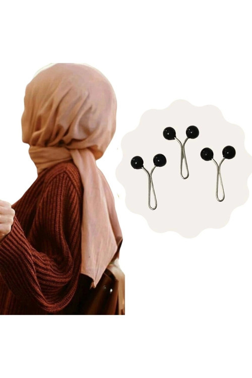 Eşarp, Türban, Şal, Klipsi - Tesettür Eşarp Ve Şal Klipsi - İnci Tasarım - 12'Li Paket