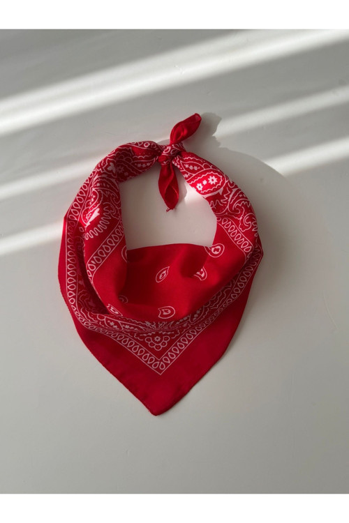 Pamuklu Kaymaz Terletmez Bandana Fular
