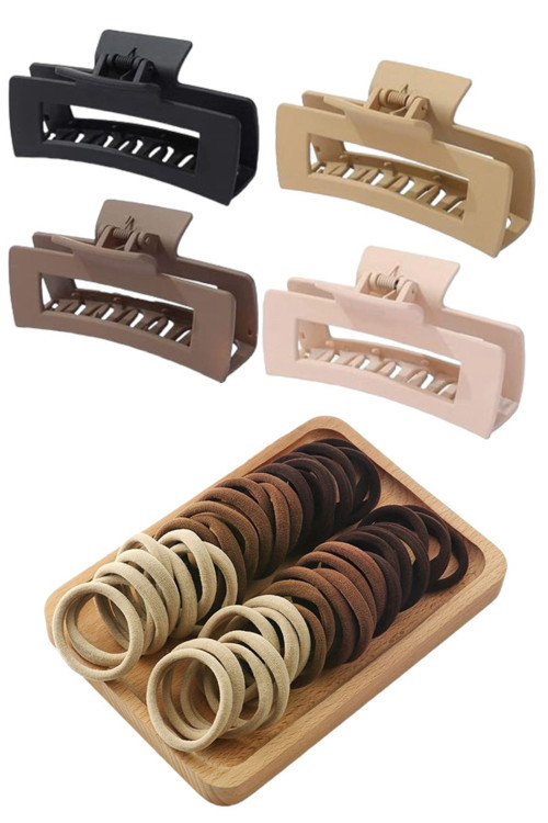 Kadın 50 Adet Lastik + 4 Adet Mandal Toka