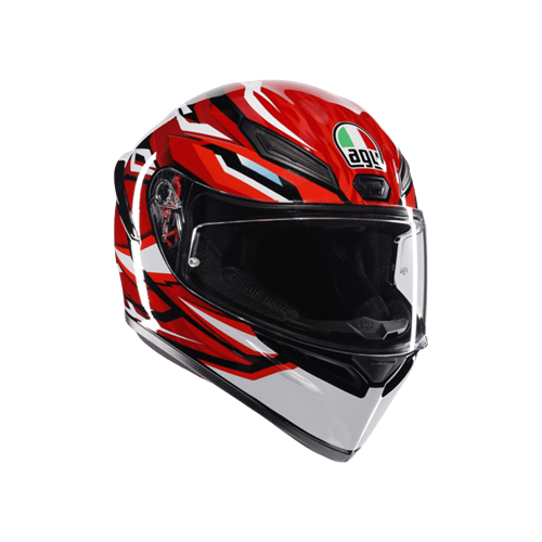 KASK/K1 S LION BLACK/RED/WHITE CONFİGURATİON
