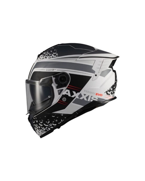 Hawk SV Evo D.Justice Kapalı Kask - A2 Gri/Beyaz - MotoDede