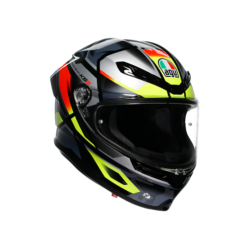 KASK/K6 S E2206 MPLK ERAZER BLACK/RED YELLOW FLUO