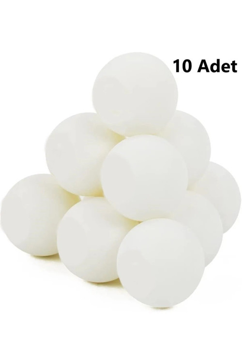 Beyaz Pinpon Topu 10 Adet Masa Tenisi Topu