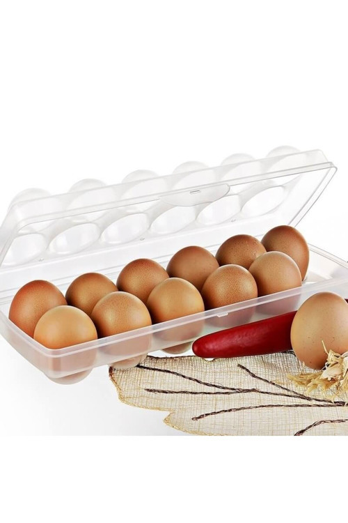 Yumurta Kabı 12'Li Plastik Yumurta Kutusu Eggo