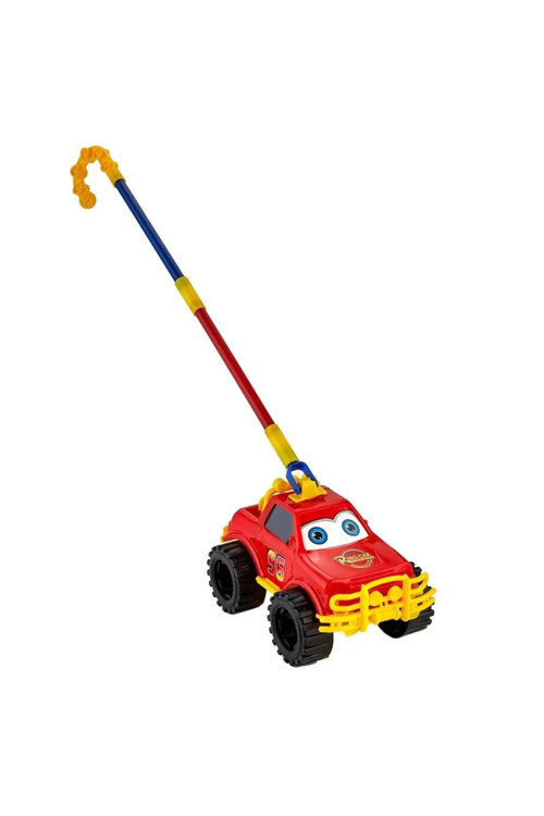 Jeep Arabalı Baston Saplı Sopalı Itmeli Oyuncak 24 Cm