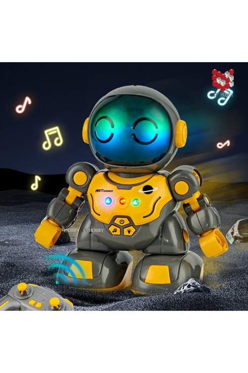Uzaktan Kumandalı Sesli Işıklı Astronot Robot 20 Cm
