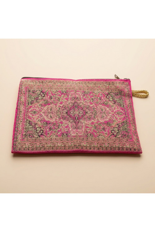 7 Adet - Kilim Desenli Cüzdan – Etnik Desenli Fermuarlı El Cüzdanı