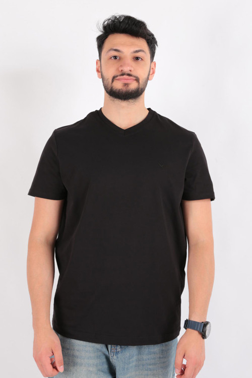 4624 Erkek V Yaka T-Shirt