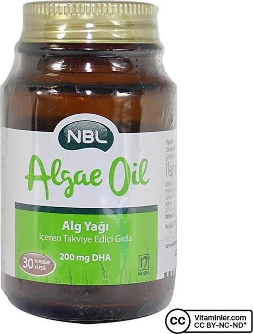 NBL Algae Oil - Alg Yağı 30 Kapsül
