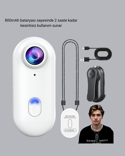 4K Suya Dayanıklı Aksiyon Spor Kamerası 120° Geniş Açı ve WiFi Destekli