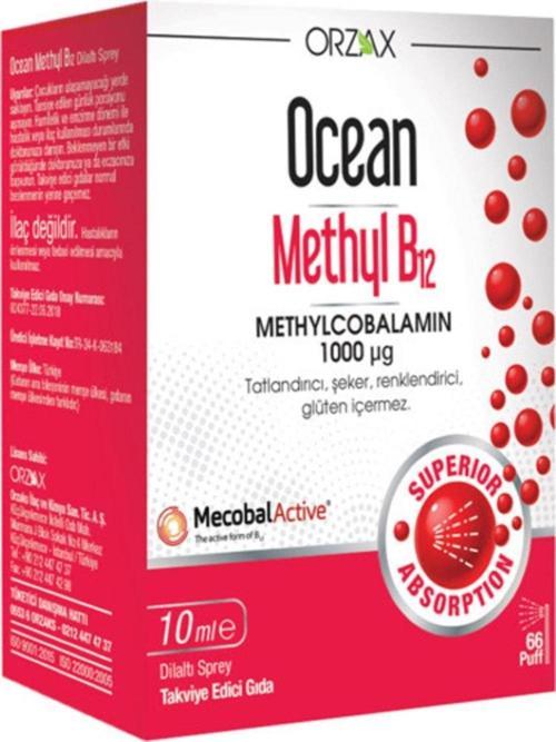 Methyl B12 Sprey 1000 mg 10 ml