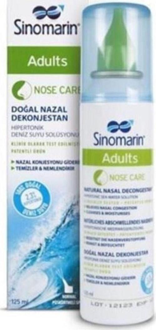Adults Yetişkinler Için Deniz Suyu Burun Spreyi 125 Ml