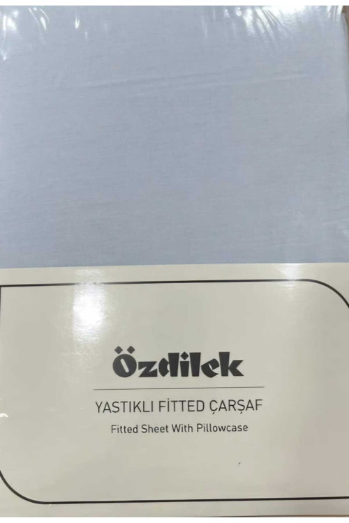 Colourist Tek Kişilik Lastikli Çarşaf Takımı 100*200Cm Gümüş Gri
