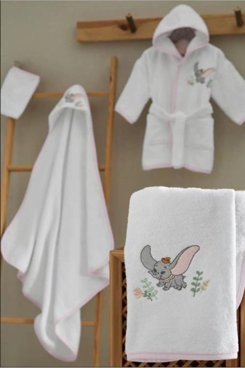 Dumbo Joy Disney Lisanslı Yenidoğan Bebek Seti Pembe