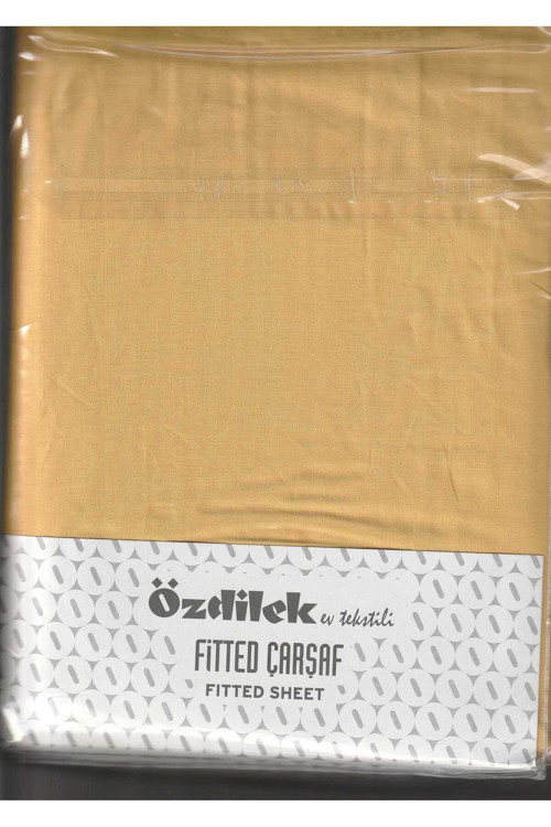 Lastikli Fitted Battal Boy Çarşaf Takımı 180*200 Gold