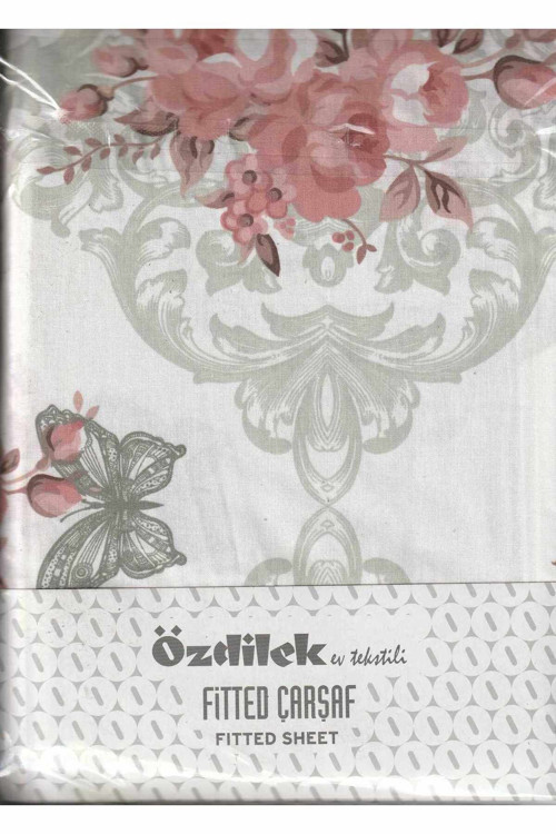 Fitted Lastikli Çarşaf Seti Yastıklı Çarşaf %100 Pamuk Ranforce 160 X 200 Çift Kişilik Yesıl Rm645