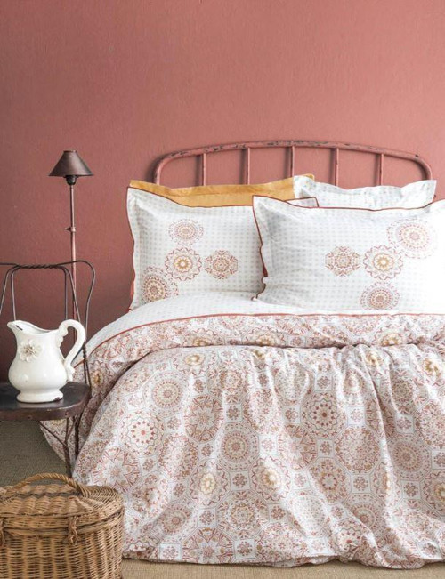 Home Tek Kişilik Celeste Mercan Nevresim Takımı Lastiksiz