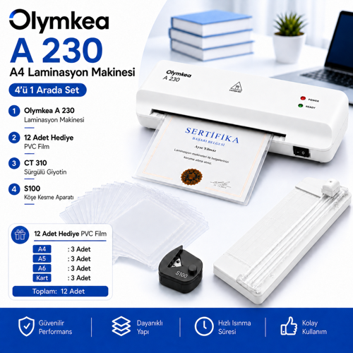 A230s 4in1set Laminasyon Makinesi ( A4 )
