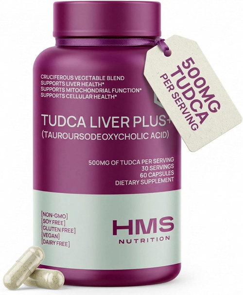 Nutrition TUDCA Liver Cleanse Broccoli with Milk Thistle Seed Extract Vitamin B12 Folate 60 Caps