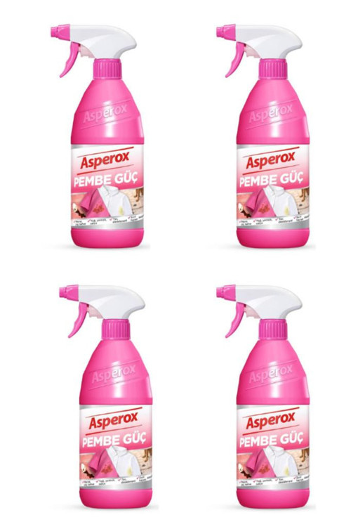 650 ml Pembe Güç Leke Çıkarıcı Sprey Konsantre Formül ile Etkili Temizlik X4