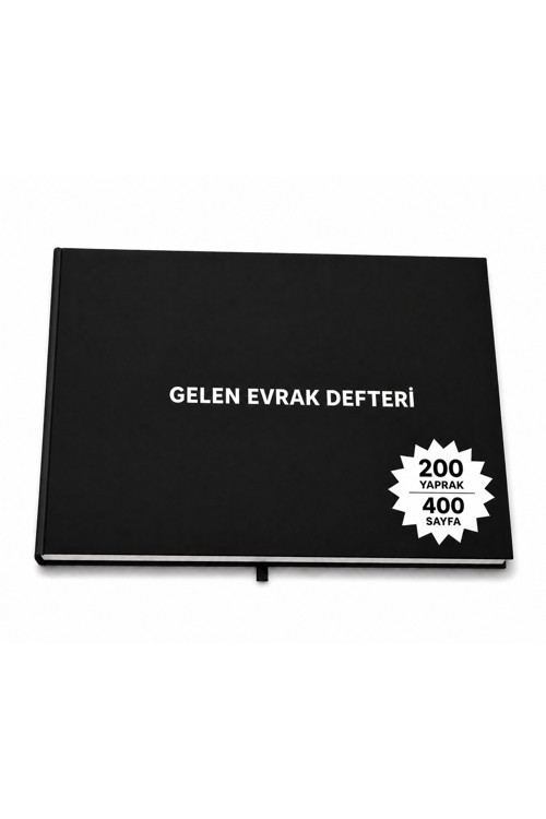Gelen Evrak Kayıt Defteri 200 Yaprak/400 Sayfa