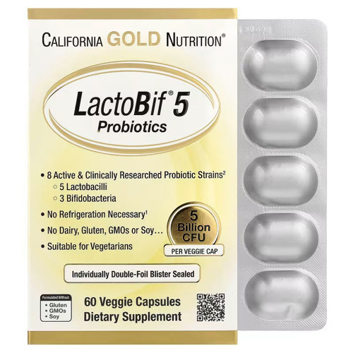 Lactobif Probiyotik 5 Milyar CFU 60 Bitkisel Kapsül
