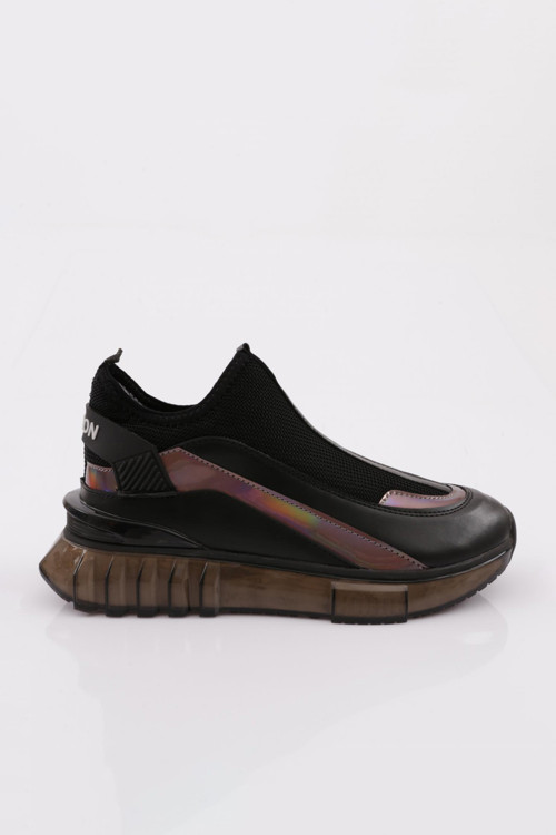 Kadın Kalın Taba Sneaker Siyah 113113137
