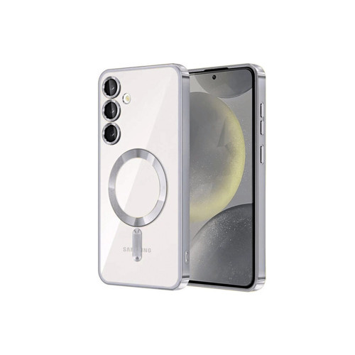 Samsung Galaxy S24 Kılıf Kross Magneticsafe Kapak - Gümüş
