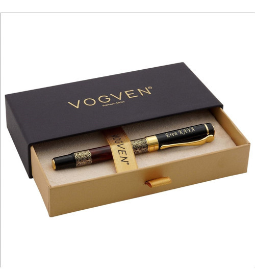 Vogven Marka İsme Özel Desenli Elegance Roller Kalem