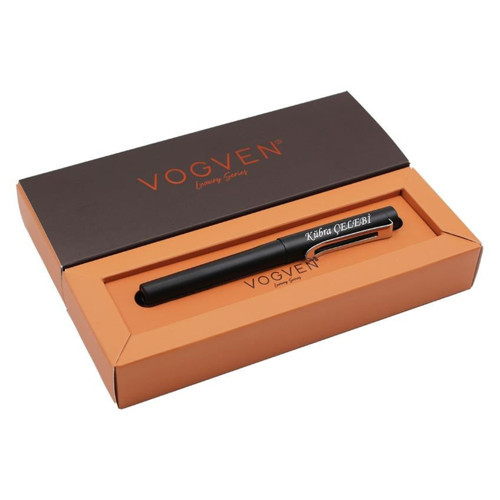 Vogven Marka İsme Özel Exclusive Mat Roller Kalem - Siyah