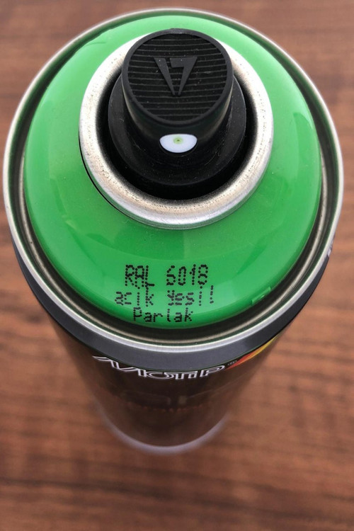 RAL6018 Açık Yeşil Parlak Sprey Boya 400 ML