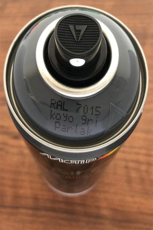 RAL7015 Koyu Gri Parlak Sprey Boya 400 ML