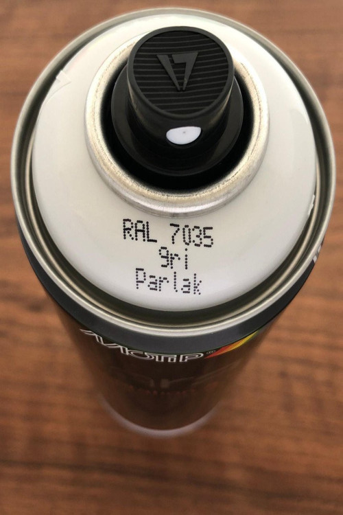 RAL7035 Gri Parlak Sprey Boya 400 ML
